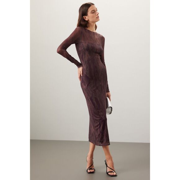 Louna Mesh Overlay Dress - Picture 2 of 11